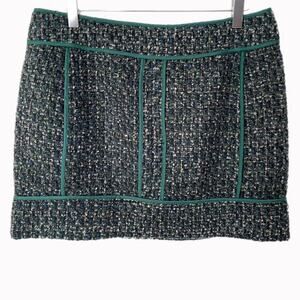 NWT J. Crew Factory Tweed Mini Skirt Sz 10